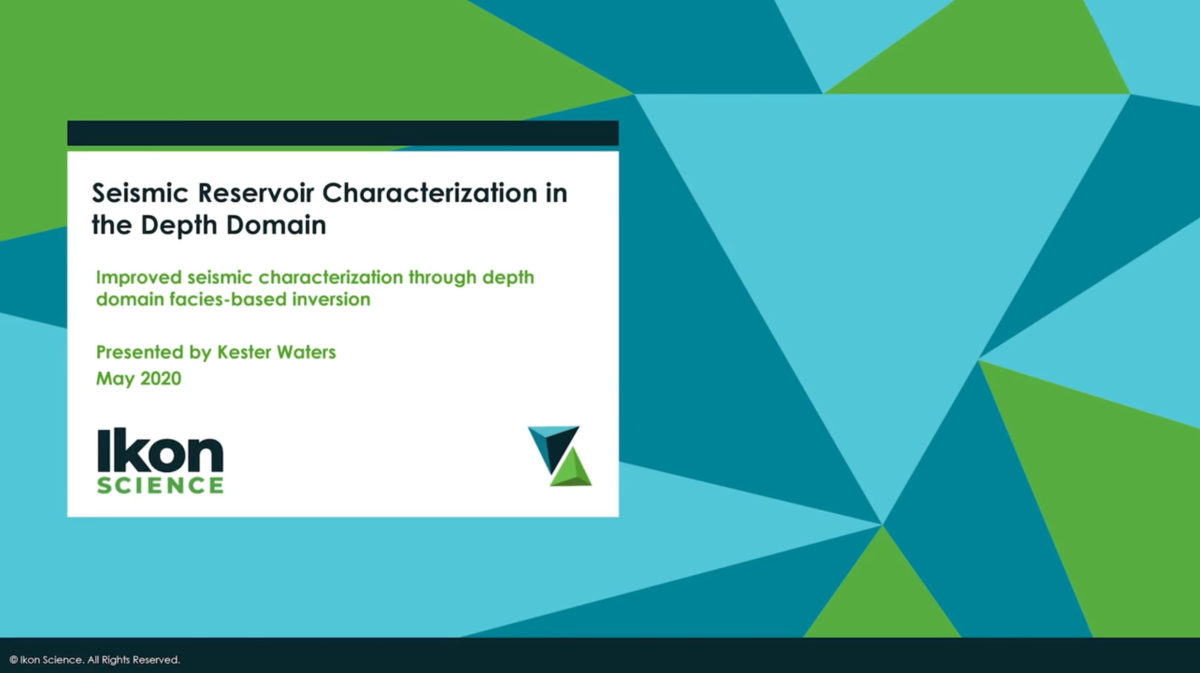 Resource Info Seismic Reservoir Characterisation in Depth Domain