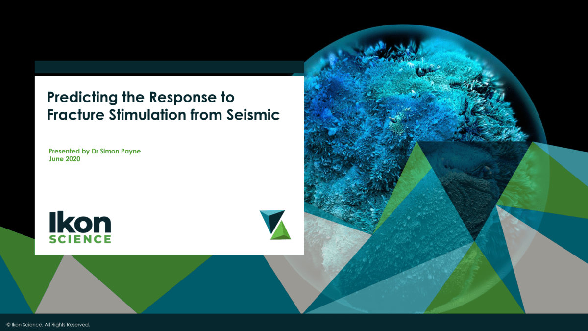 Resource Info Predicting the Response to Fracture Stimulation from Seismic