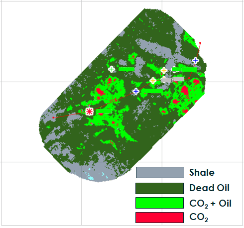 Resource Info Integrated Simulation to Seismic and Seismic Reservoir Characterization in a CO₂ EOR Monitoring Application