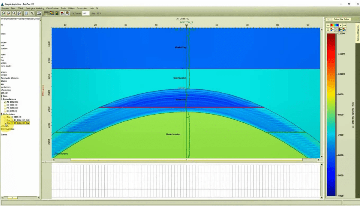 Resource Info Rock Physics Driven 2D Seismic Forward Modelling